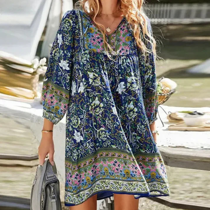 Floral Dress – Airy & Colourful in Ethno Style